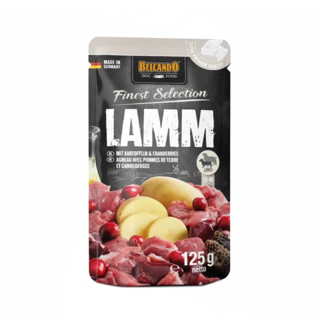 Belcando Cordero con Patatas y Arándanos 125gr