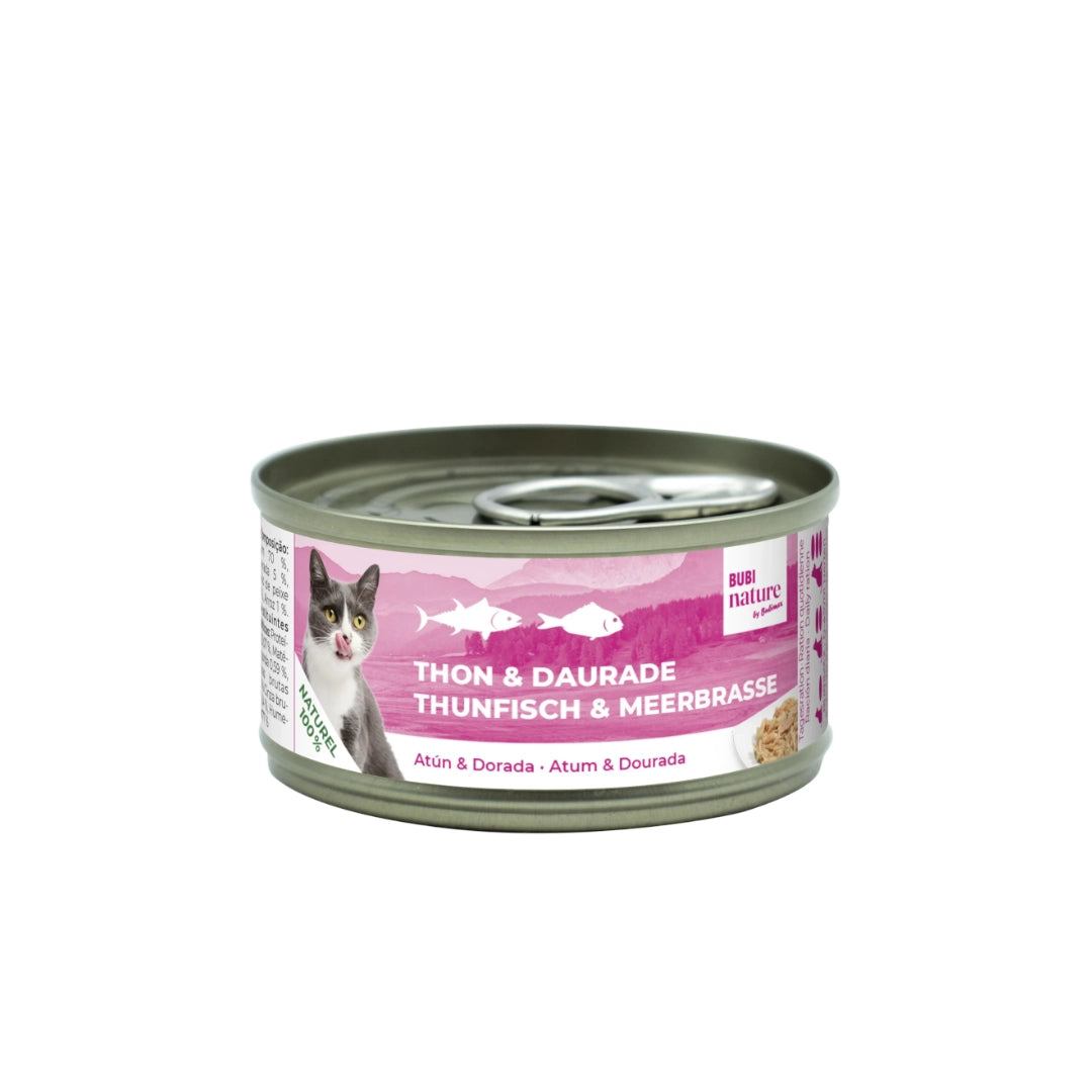 Bubi Nature Cat Atún y Dorada 70gr