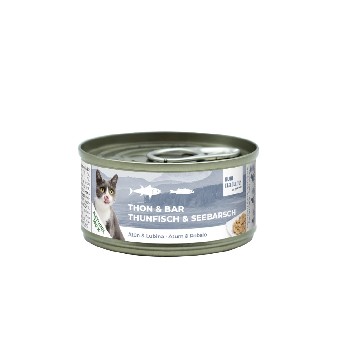 Bubi Nature Cat Atún y Lubina 70gr
