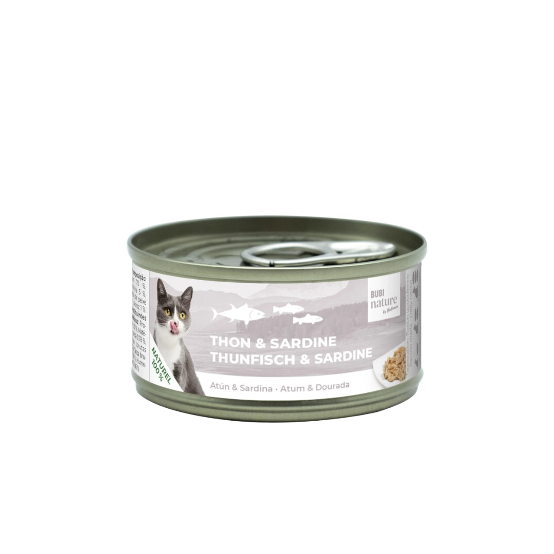 Bubi Nature Cat Atún y Sardina 70gr