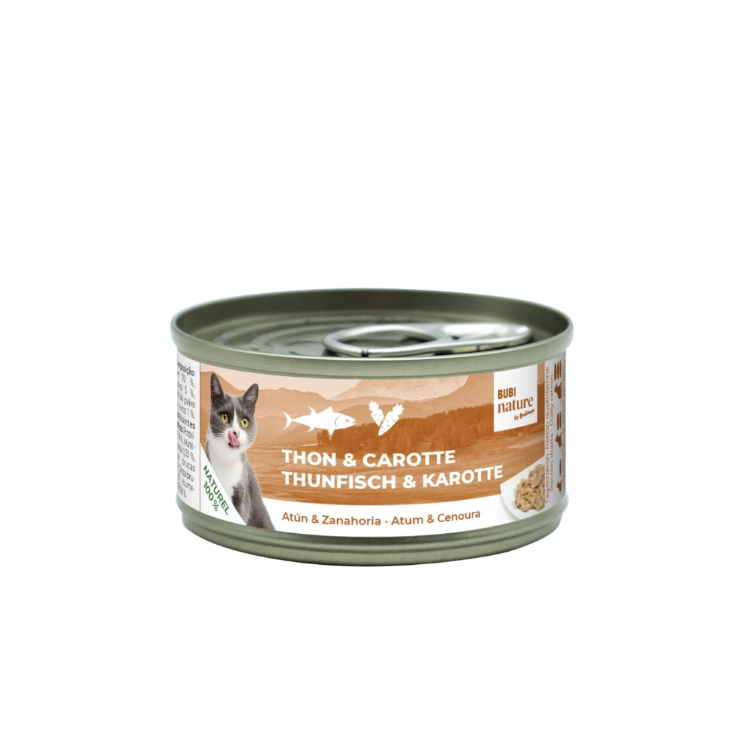 Bubi Nature Cat Atún y Zanahoria 70gr