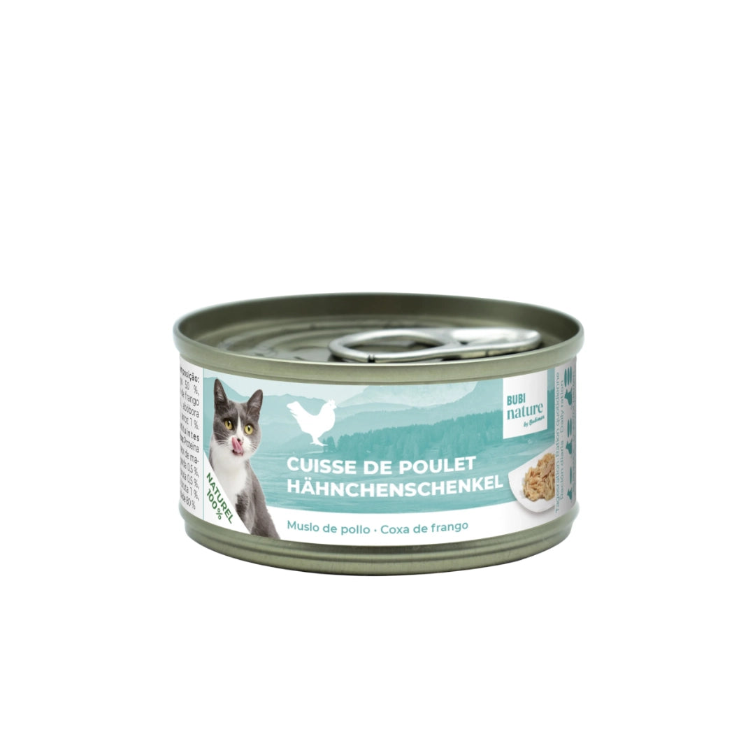 Bubi Nature Cat Muslo de Pollo 70gr
