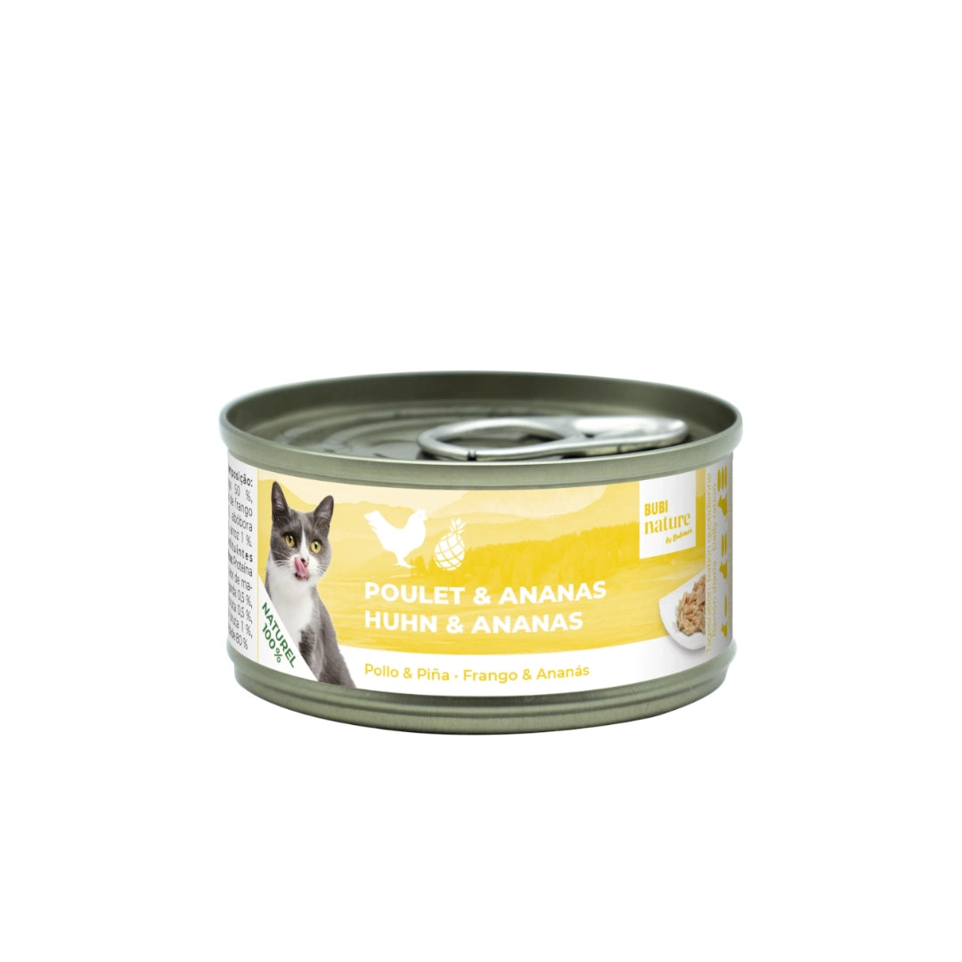 Bubi Nature Cat Pollo y Piña 70gr