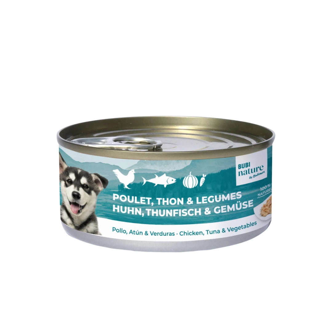 Bubi Nature Dog Pechuga de Pollo Atún y Vegetales 150gr