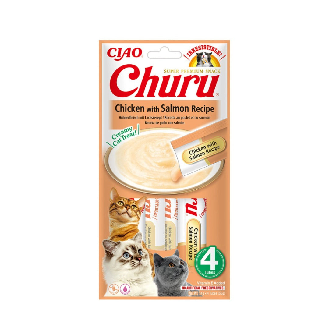 Churu Pollo con Salmón