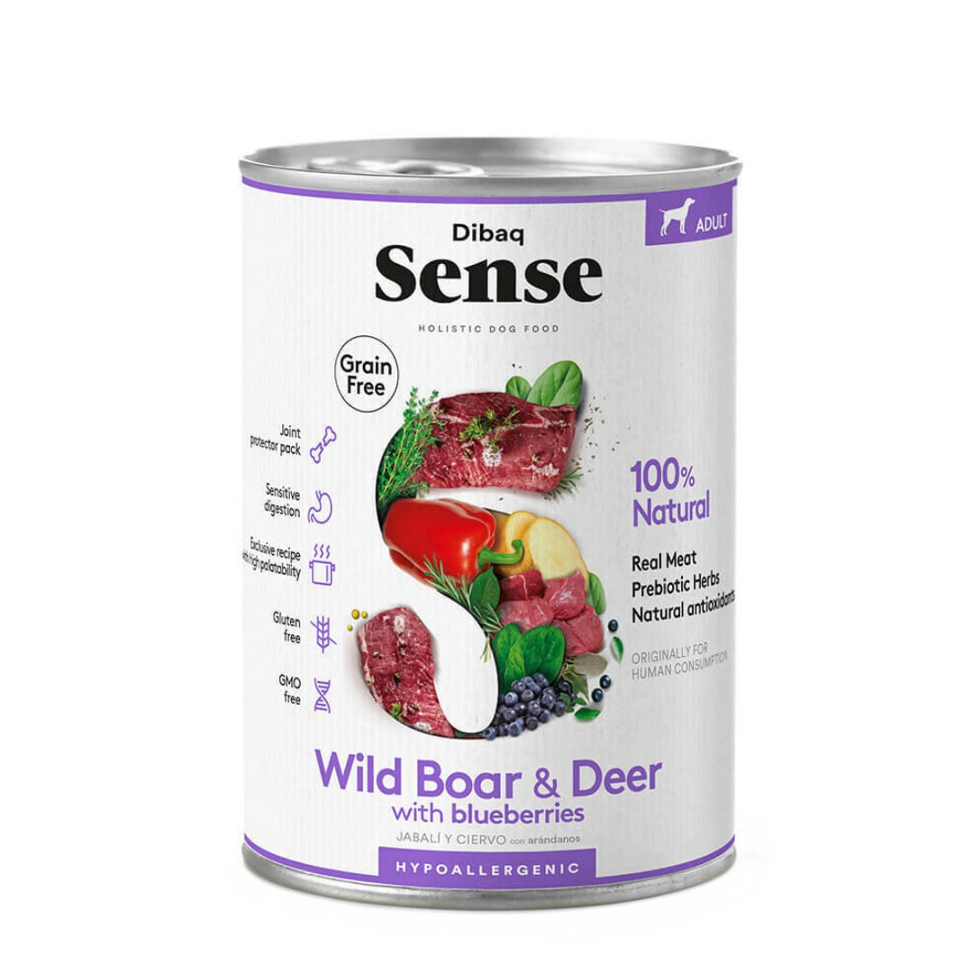 Dibaq Sense Ciervo y Jabalí Lata 380gr
