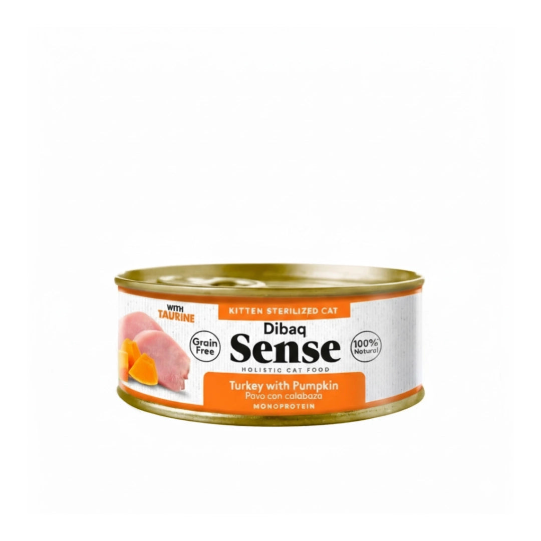 Dibaq Sense Esterilizado Pavo con Calabaza