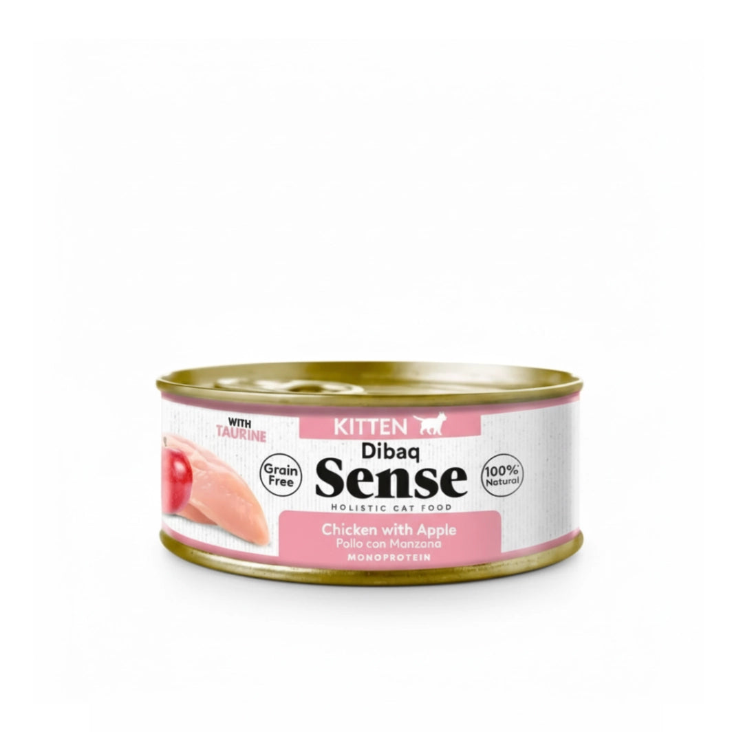 Dibaq Sense Gatito Pollo con Manzana