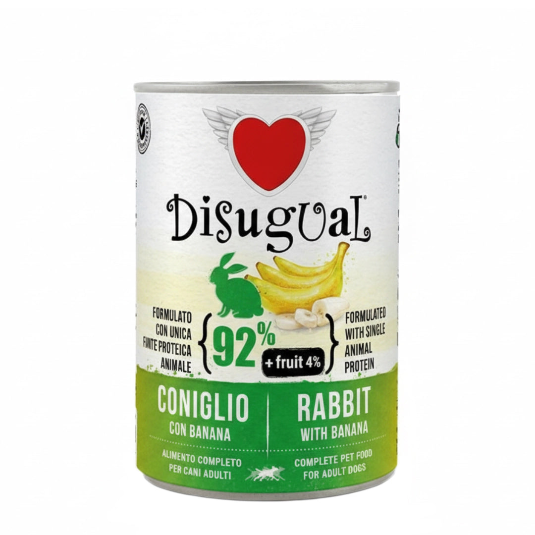 Disugual Conejo y Plátano 400gr