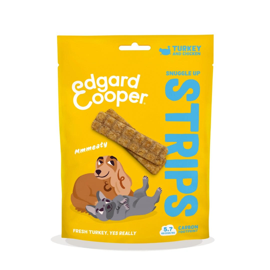 Edgard & Cooper Tiras de Pavo y Pollo 75gr