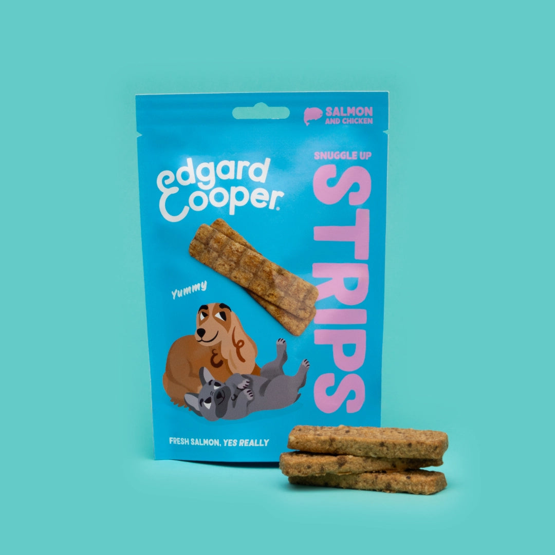 Edgard & Cooper Tiras de Salmón y Pollo 75gr