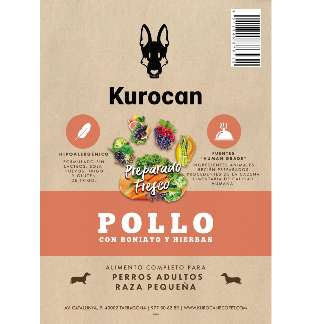 Kurocan Adulto Pollo con Boniato y Hierbas