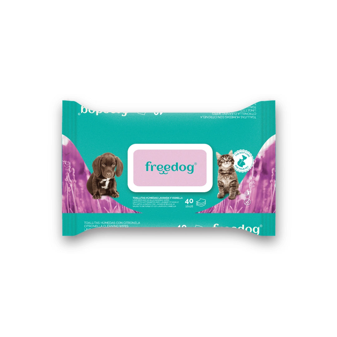Freedog Toallitas Lavanda y Vainilla