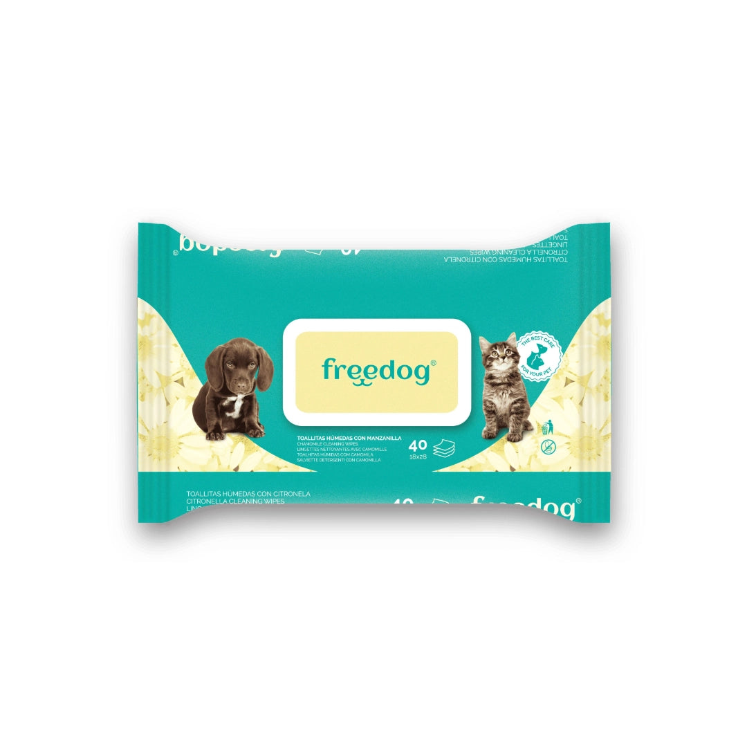 Freedog Toallitas Manzanilla