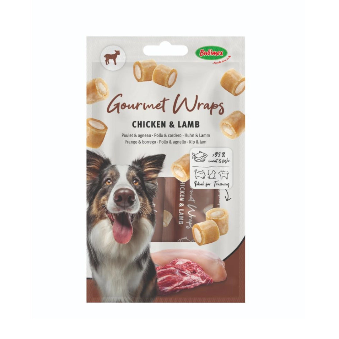 Gourmet Wraps Pollo y Cordero 3x30gr