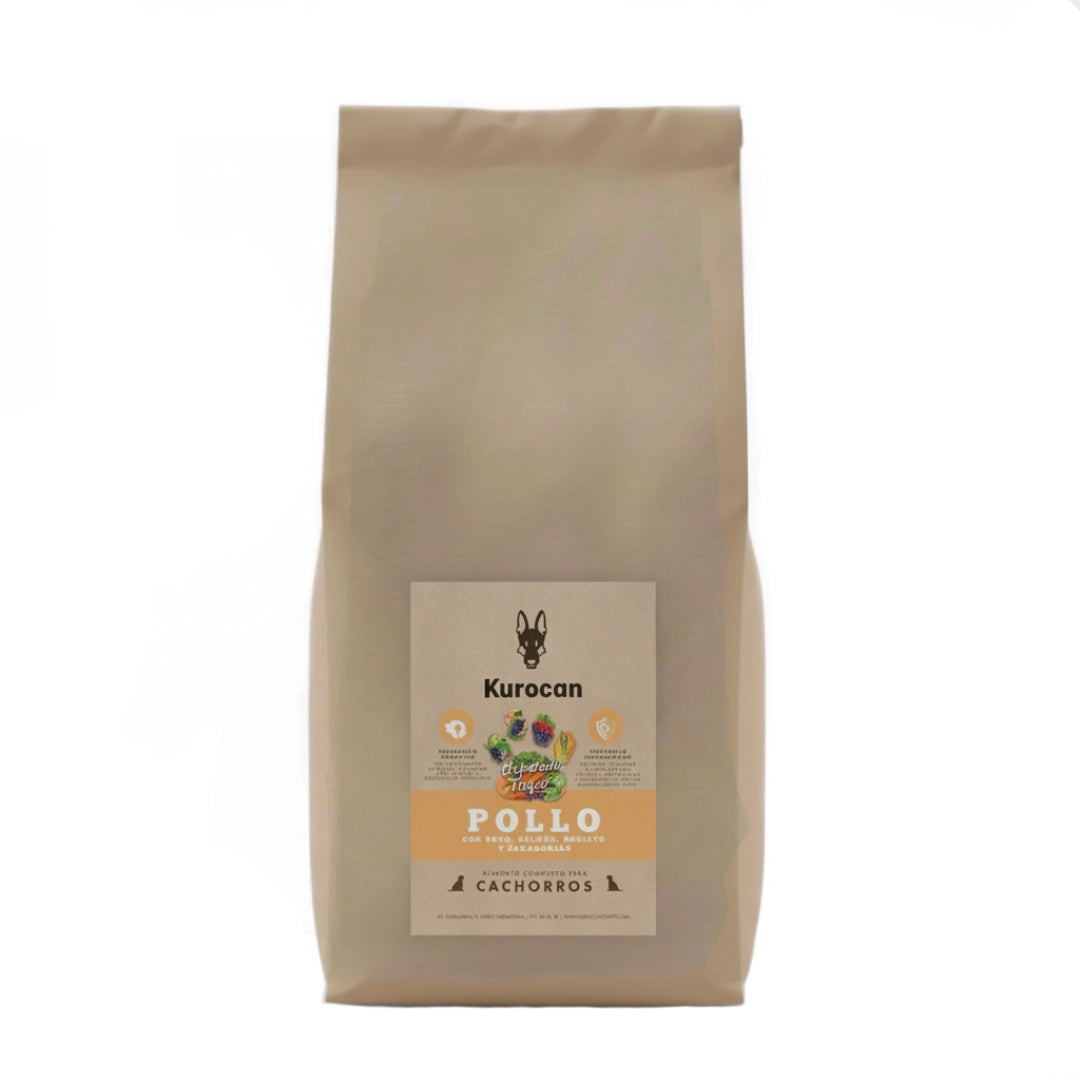 Kurocan Cachorro Pollo con Pavo Salmón Boniato y Zanahorias