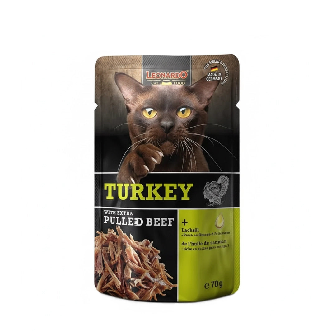 Leonardo Pulled Pavo 70gr