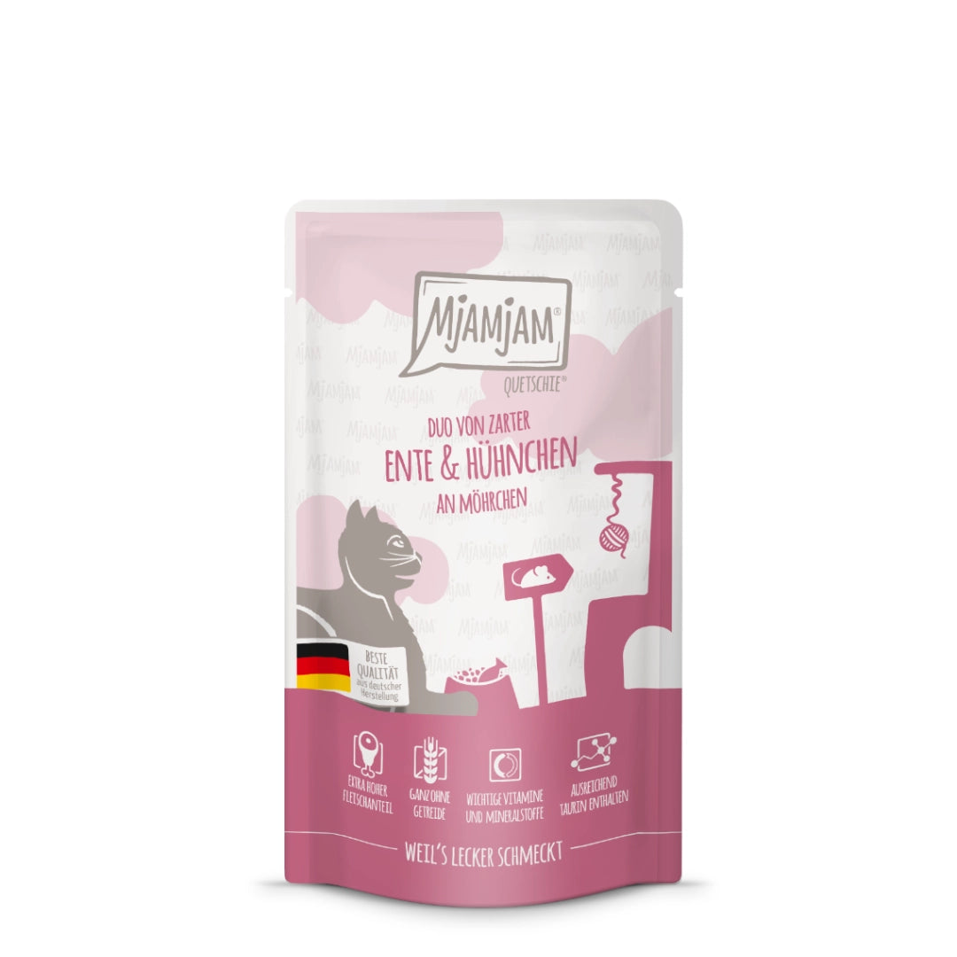 MjaMjaM DUO Pato y Pollo con Zanahorias 125gr