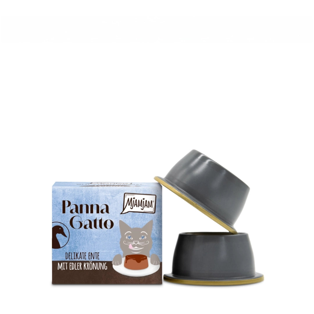 MjaMjaM Panna Gatto Pato Delicado con Cobertura 2x80gr