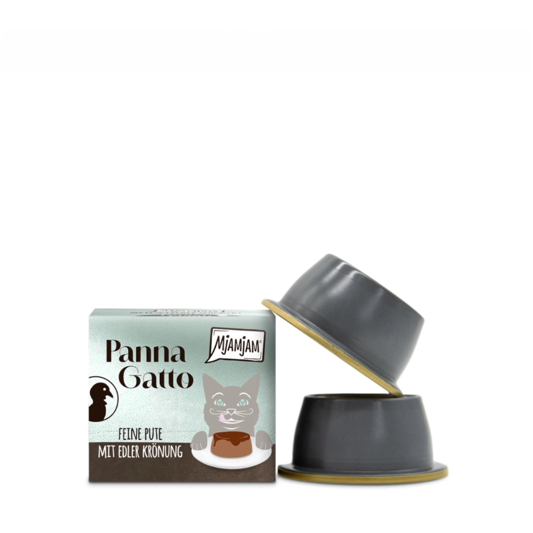 MjaMjaM Panna Gatto Pavo Fino con Cobertura 2x80gr