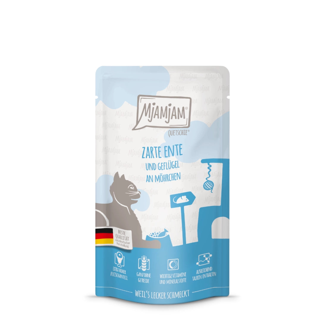 MjaMjaM Pato y Ave con Zanahorias 125gr