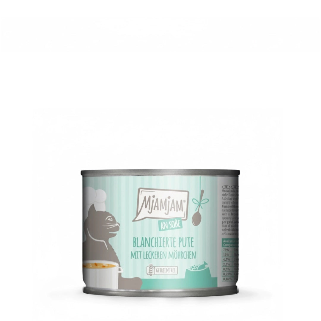 MjaMjaM Pavo Escaldado con Zanahorias en Salsa 185gr