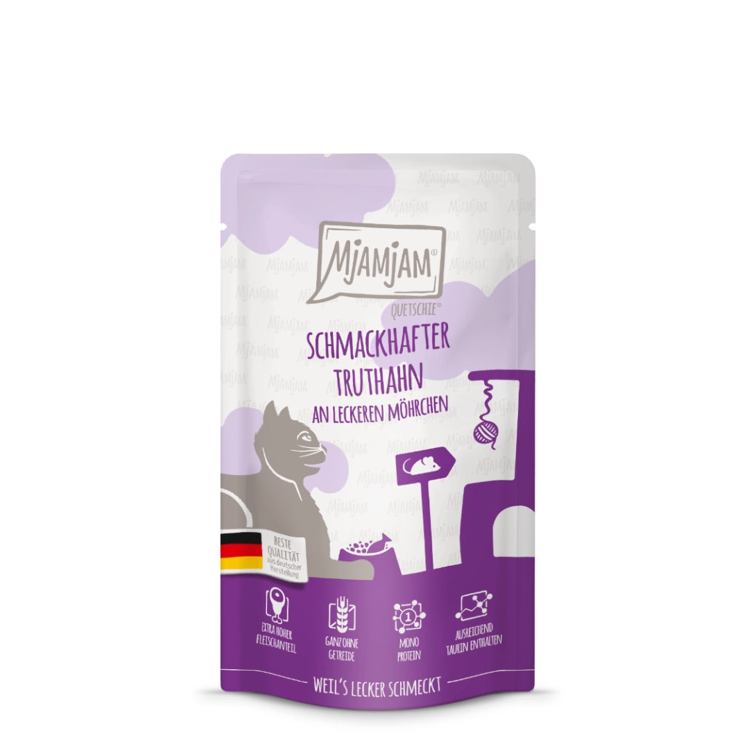 MjaMjaM Pavo con Zanahorias 125gr