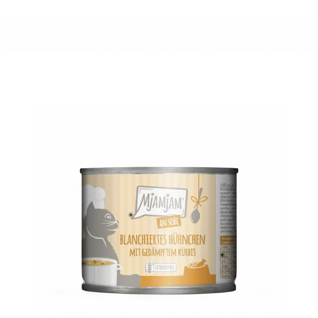 MjaMjaM Pollo Escaldado con Calabaza al Vapor en Salsa 185gr