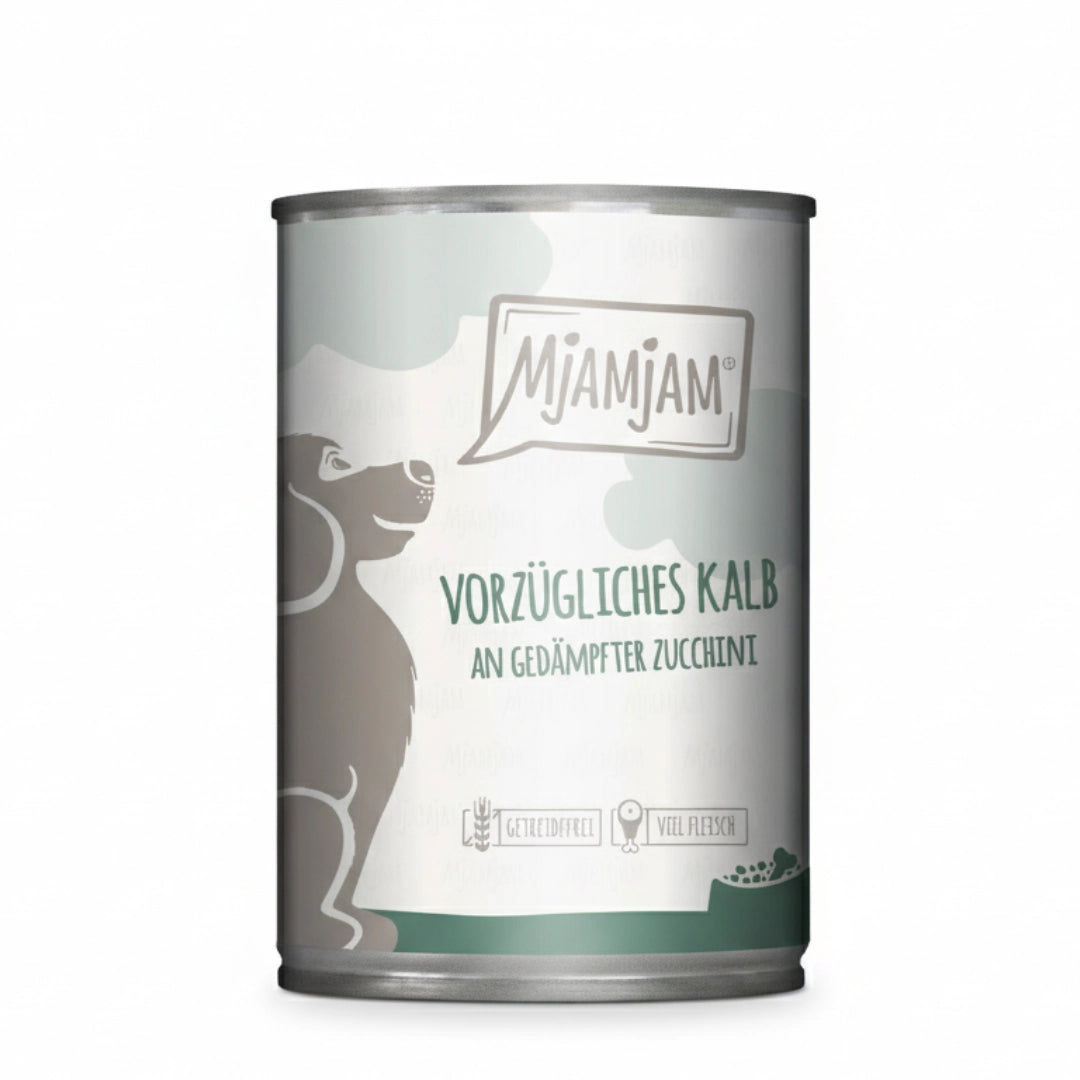 MjaMjaM Ternera con Calabacín al Vapor 400gr