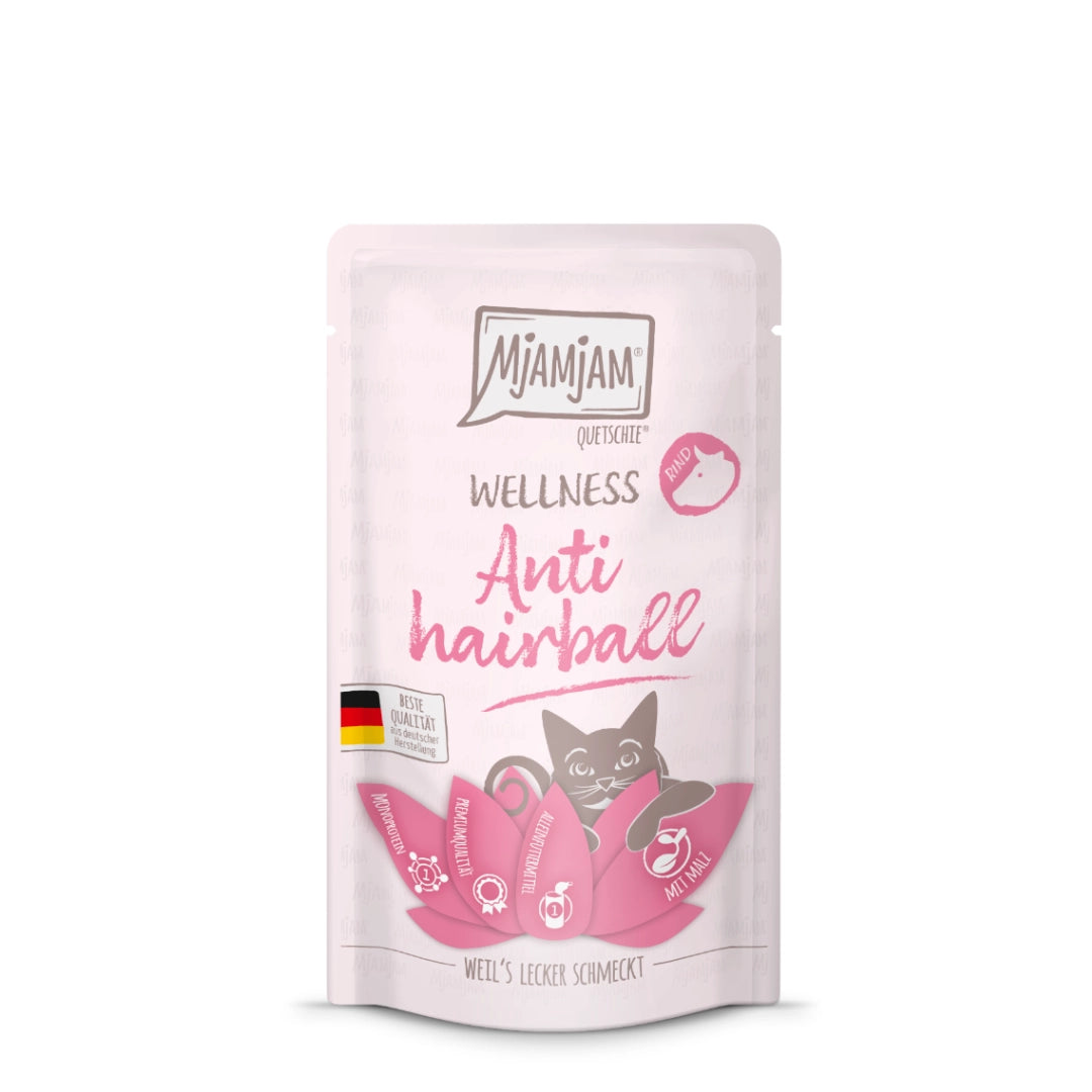 MjaMjaM Wellness Anti Hairball Ternera 125gr