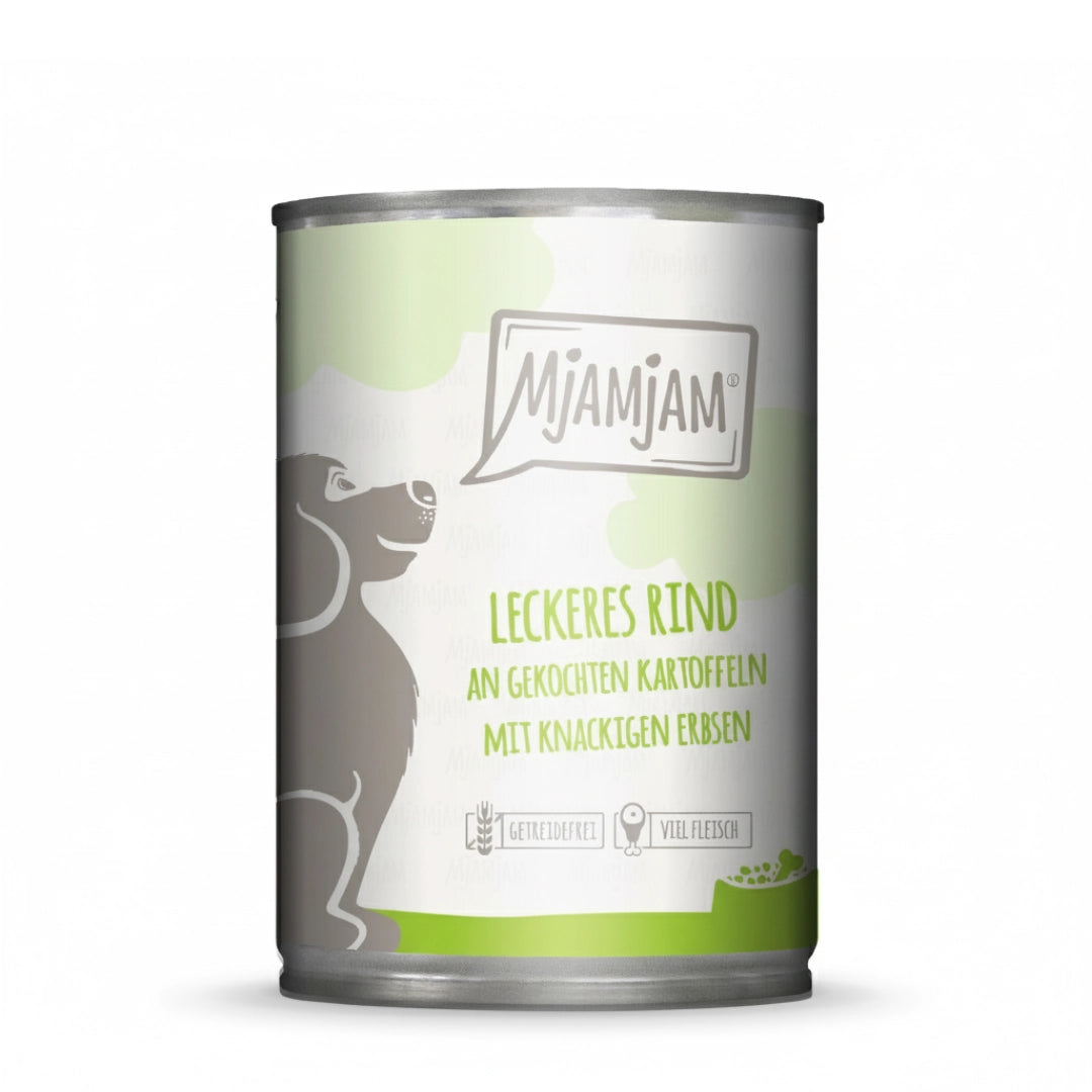 MjaMjam Ternera con Patatas y Guisantes 400gr