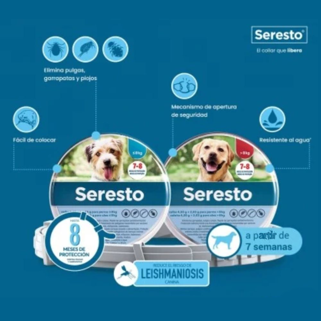 Seresto Control Pulgas y Garrapatas