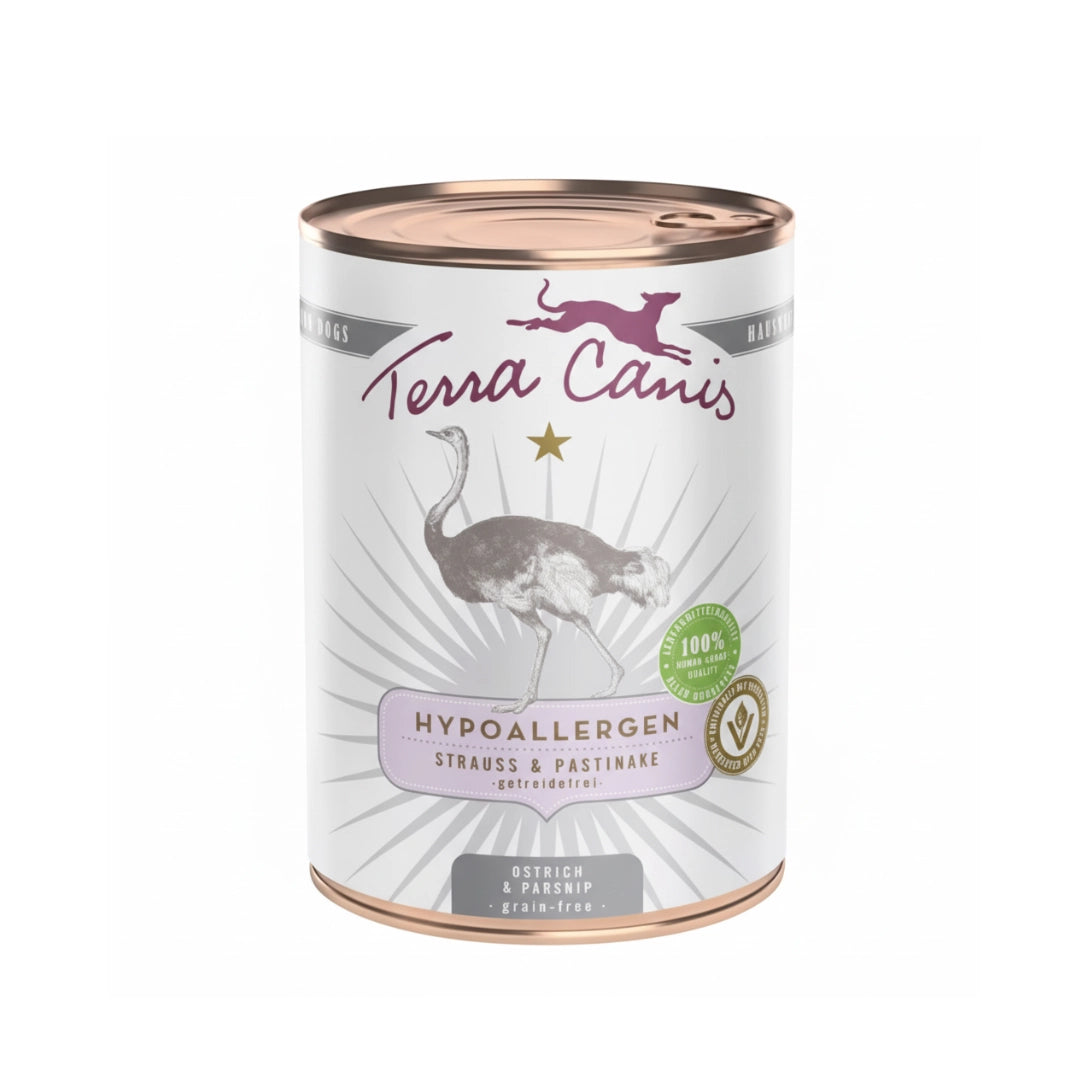 Terra Canis Hypoallergenic Avestruz con Chirivía 400gr