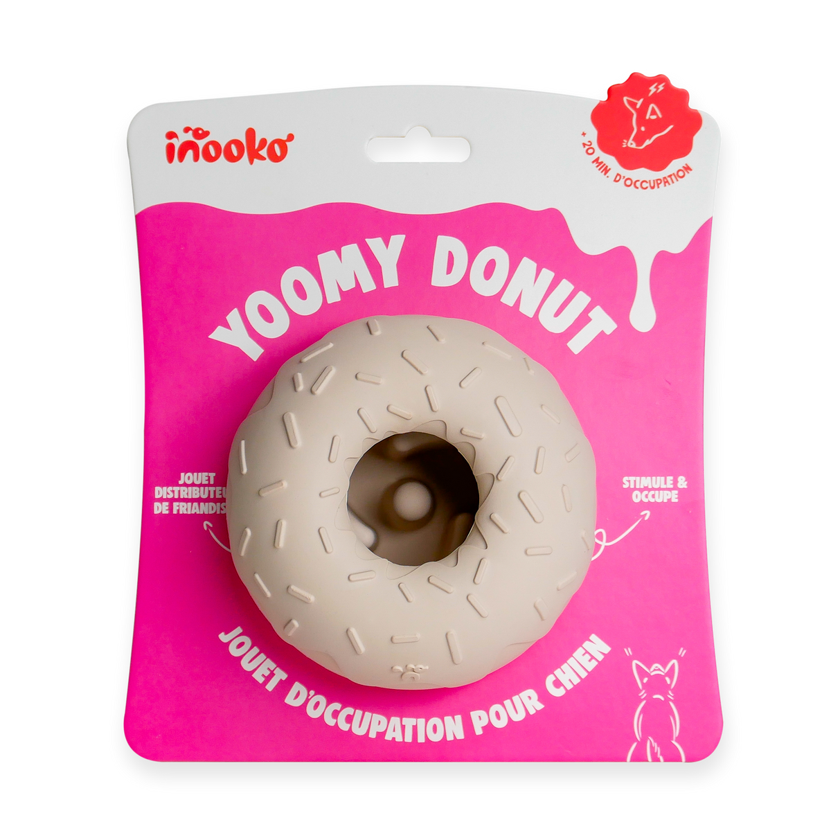 Juguete de ocupación para perro - Yoomy Donut - Arena