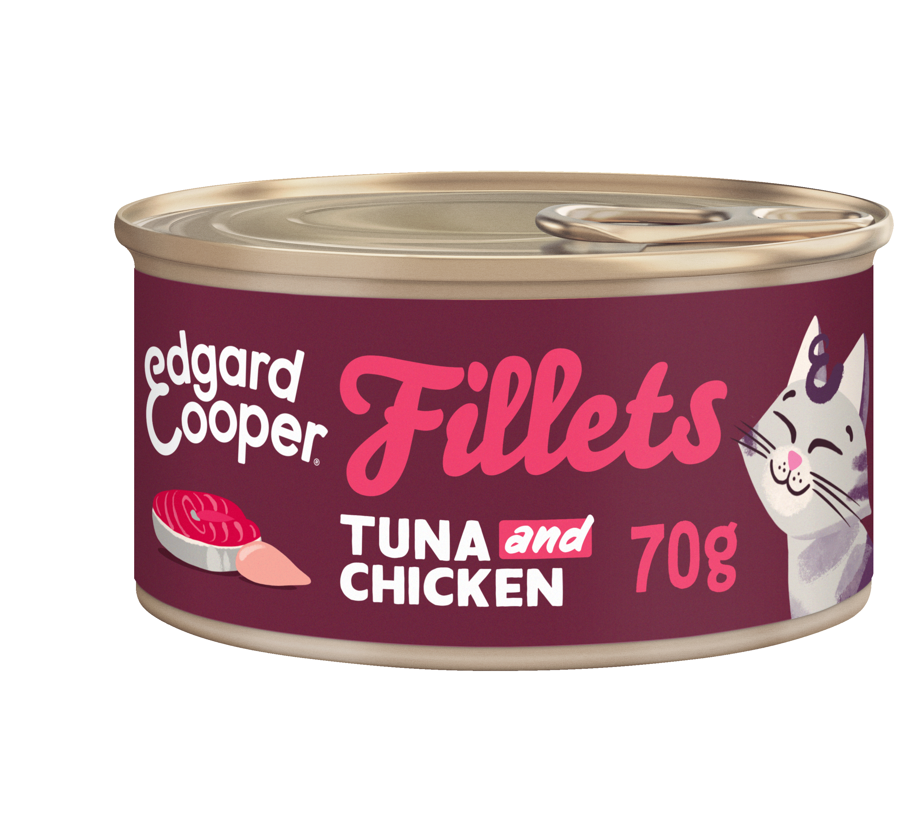 Edgard & Cooper Filetes de Atún y Pollo 70gr