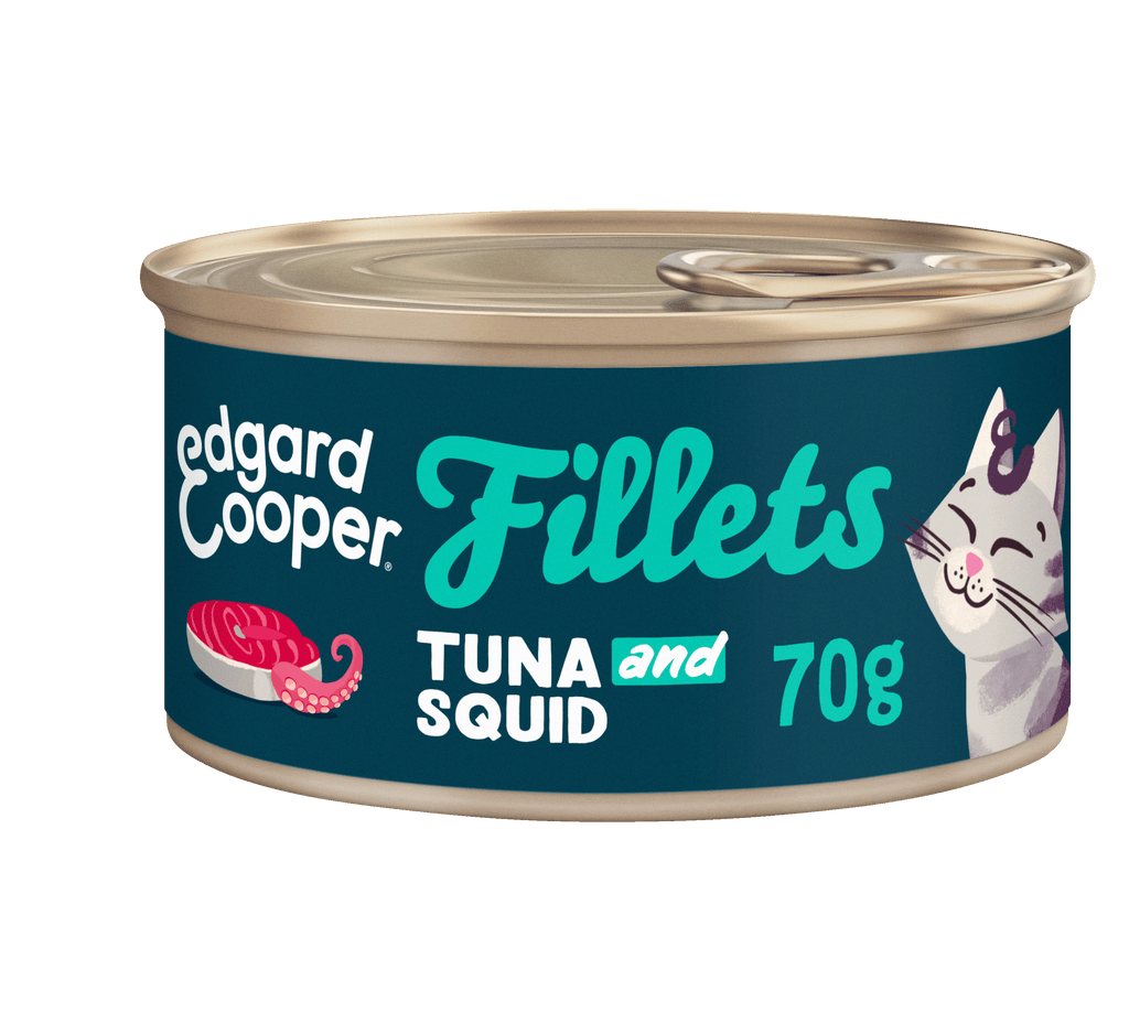 Edgard & Cooper Filetes de Atún y Calamar 70gr