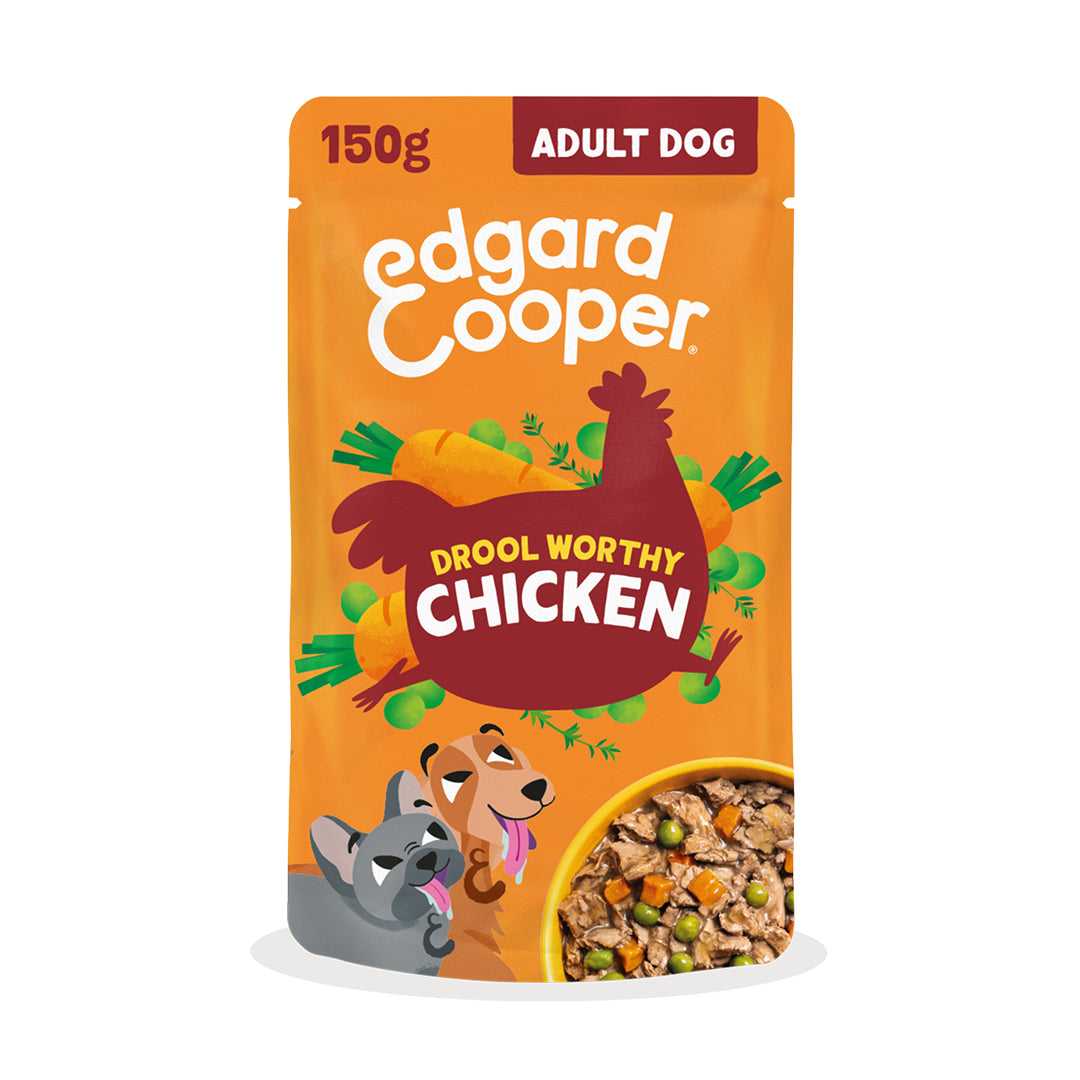 Edgard & Cooper Perro Pouch Adulto Pollo