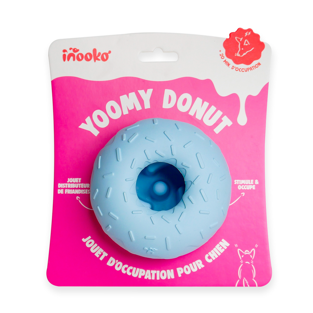 Juguete de ocupación para perro - Yoomy Donut - Azul