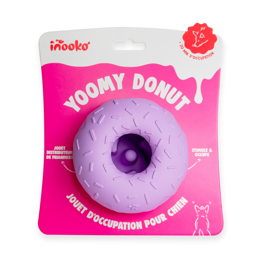 Juguete de ocupación para perro - Yoomy Donut - Lavanda