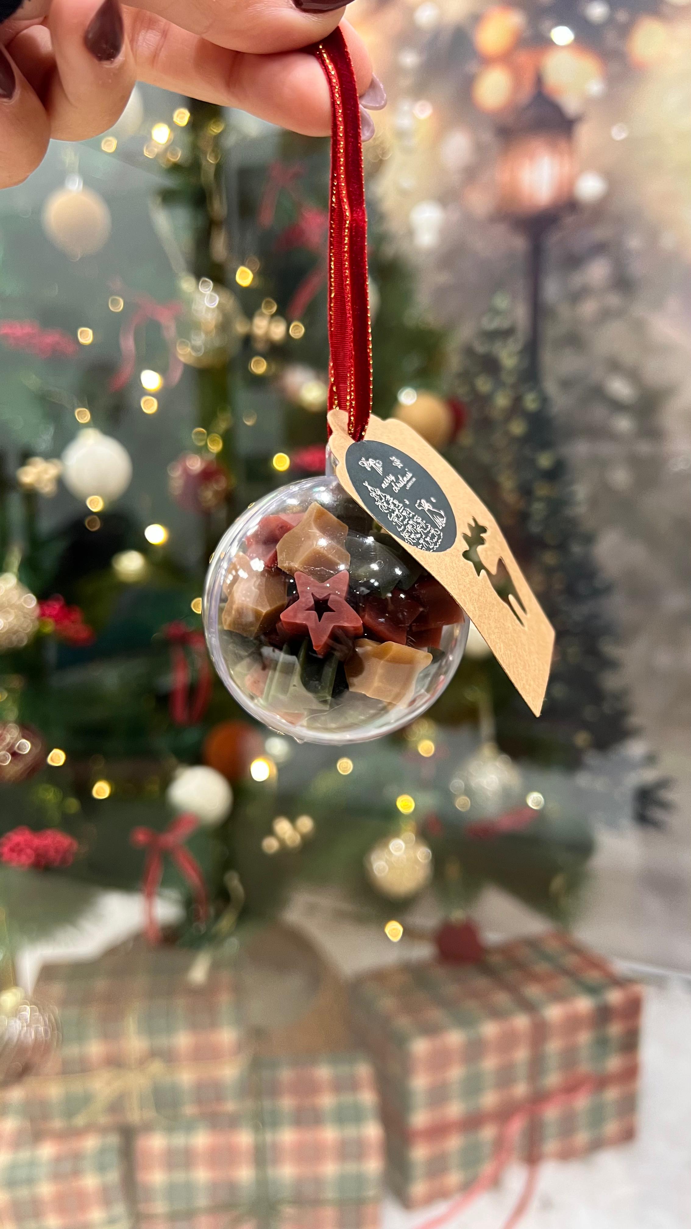 Bola Navideña con Chuches para Perro - Mediana