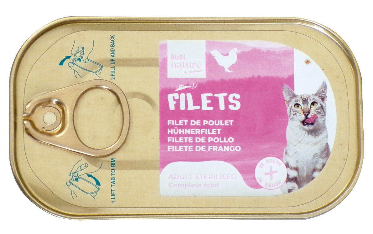 Bubi Nature Cat Filetes de Pollo en Gelatina 85gr