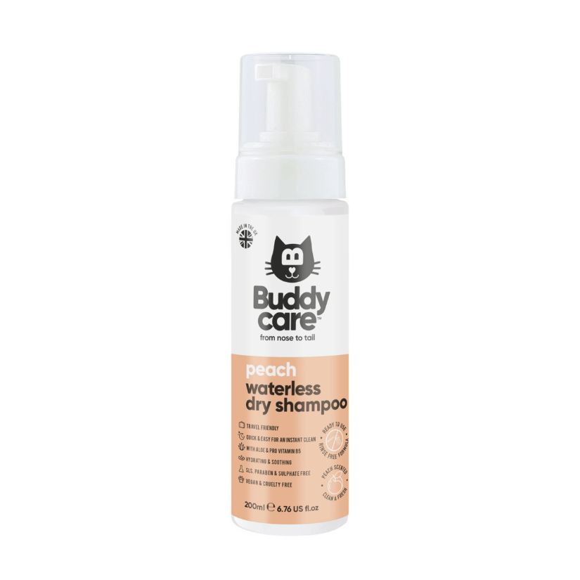 Buddy Care Champú Seco Melocotón 200ml