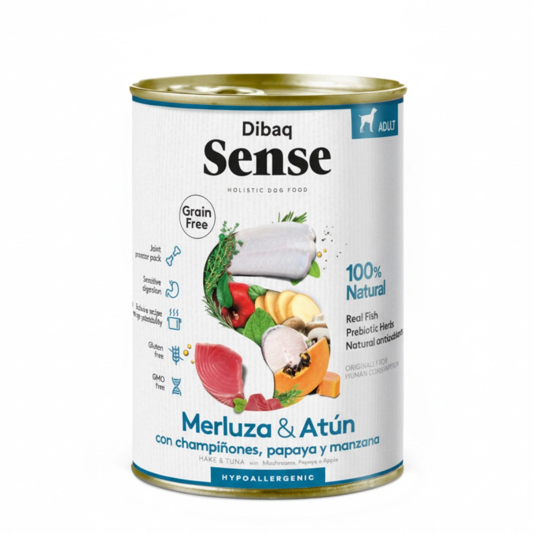 Dibaq Sense Merluza y Atún Lata 380gr