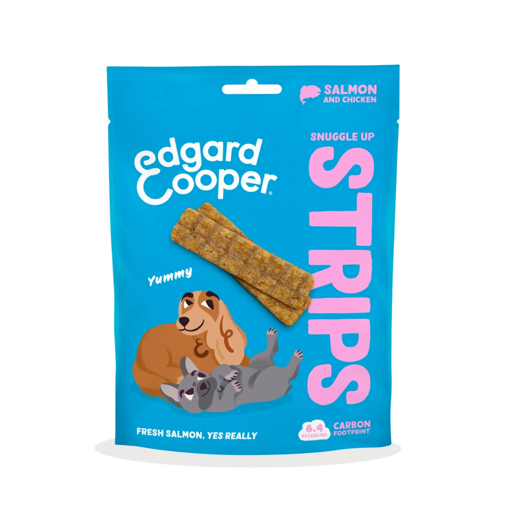 Edgard & Cooper Tiras de Salmón y Pollo 75gr