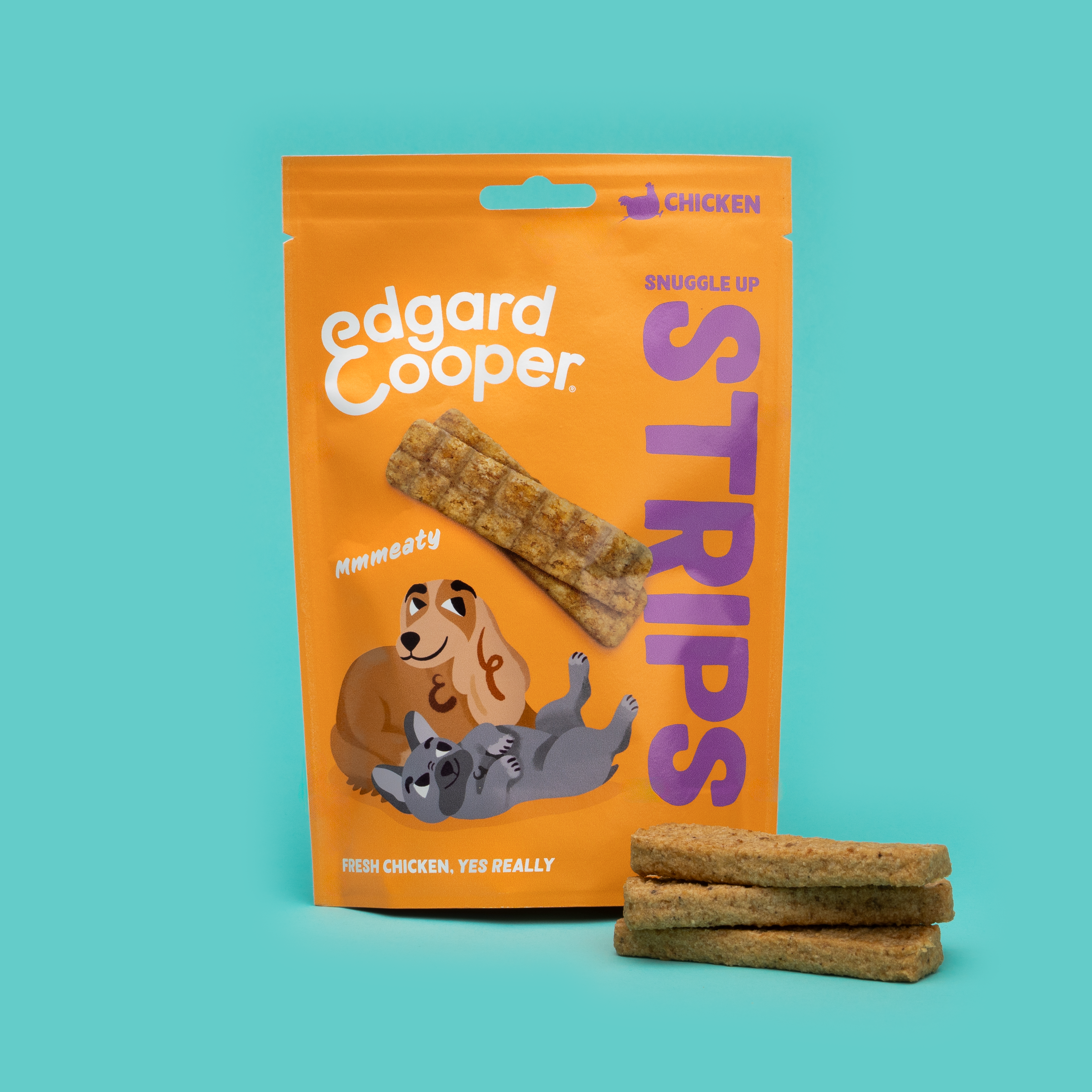 Edgard & Cooper Tiras de Pollo 75gr