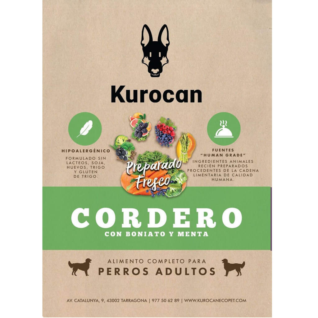 Kurocan Adulto Cordero con Boniato y Menta