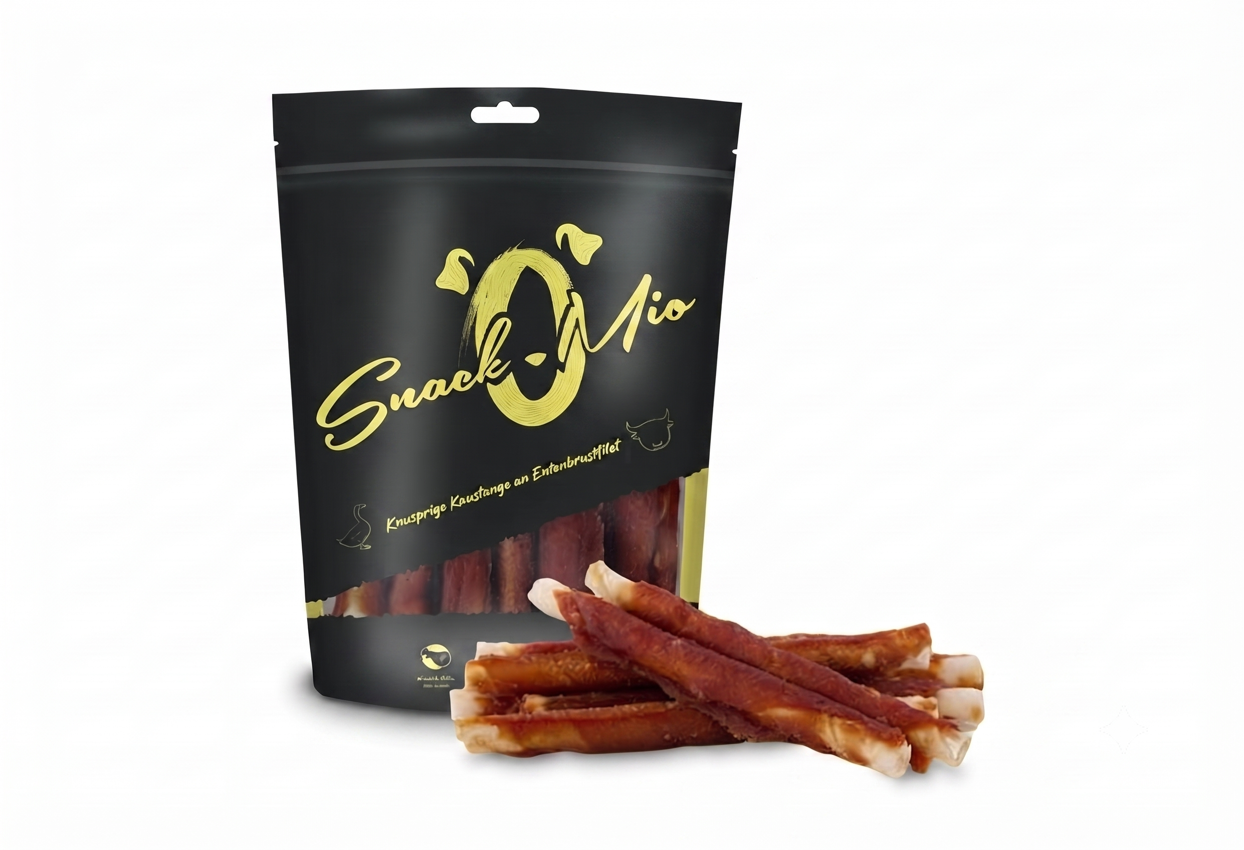 SnackOMio Piel de Vacuno y Pato