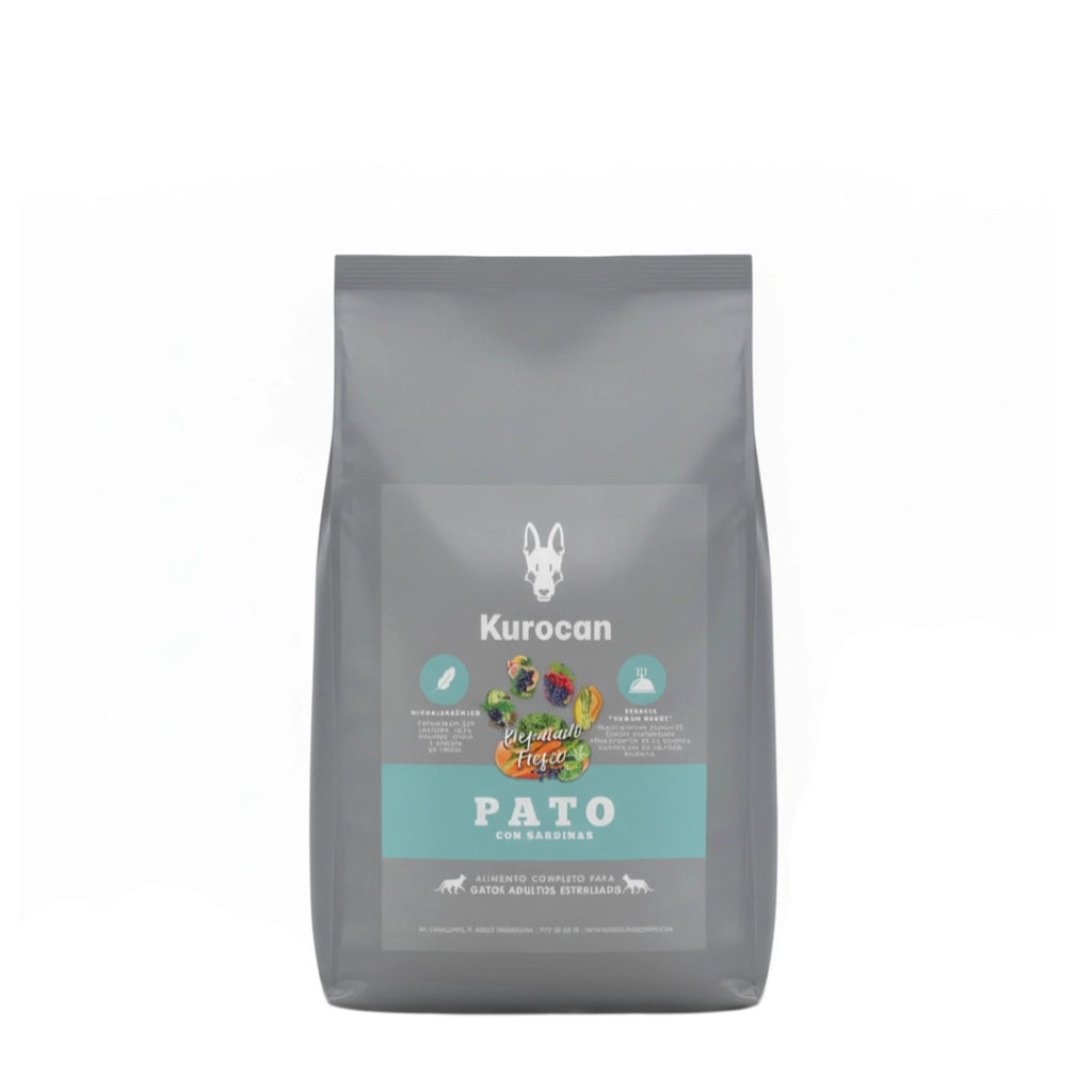 Kurocan Gato Esterilizado Pato con Sardinas