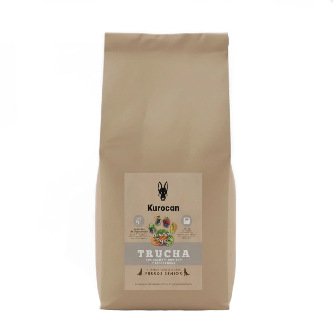 Kurocan Senior Trucha con Salmón Boniato y Esparragos