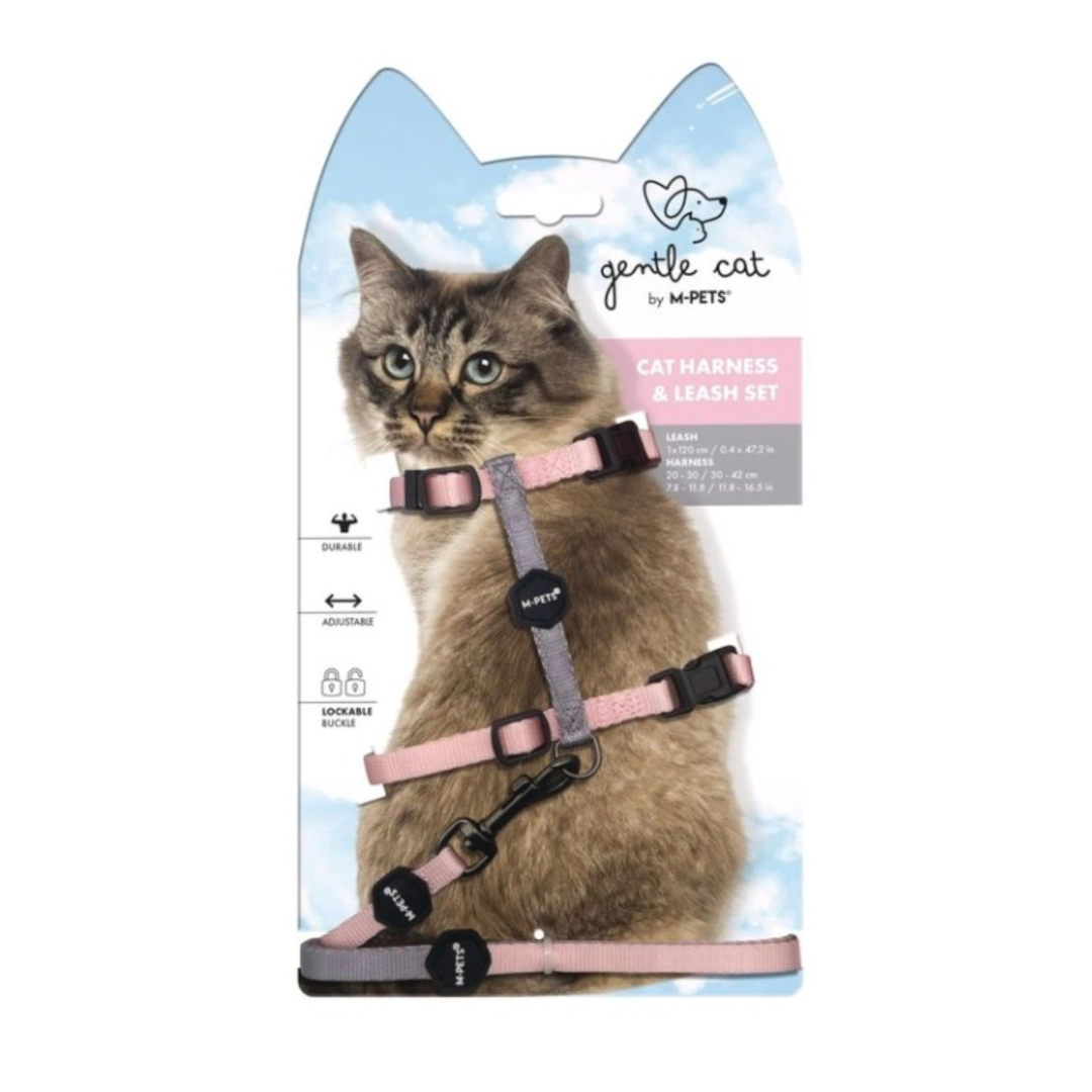 M-Pets Gentle Cat Arnés+Correa
